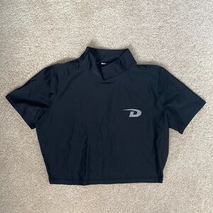 Danny Phantom Mock Neck Crop Top